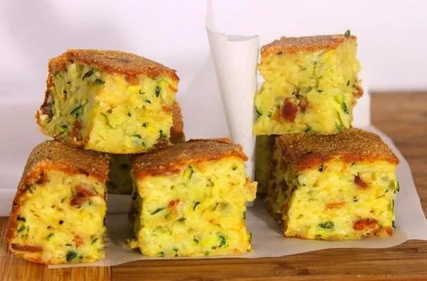 Mini cukkini falatkák (Cuadritos De Calabacin)