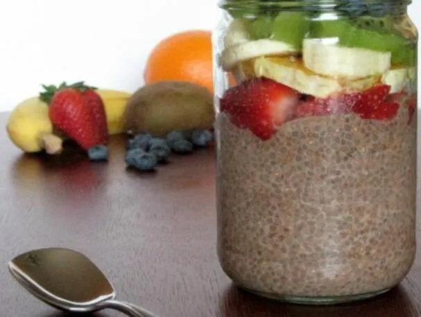 Mentás csokis chia puding