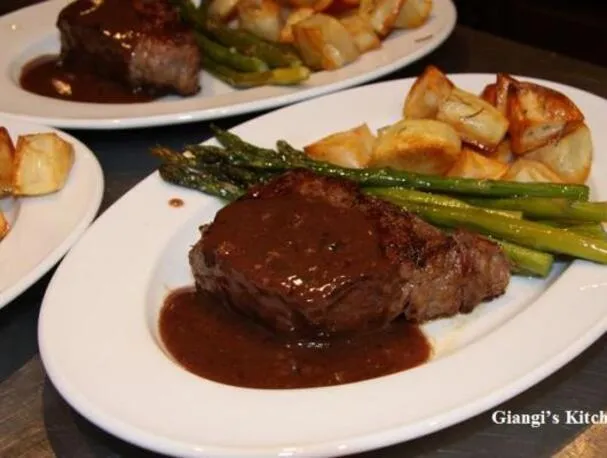 New York-i steak boros mártással