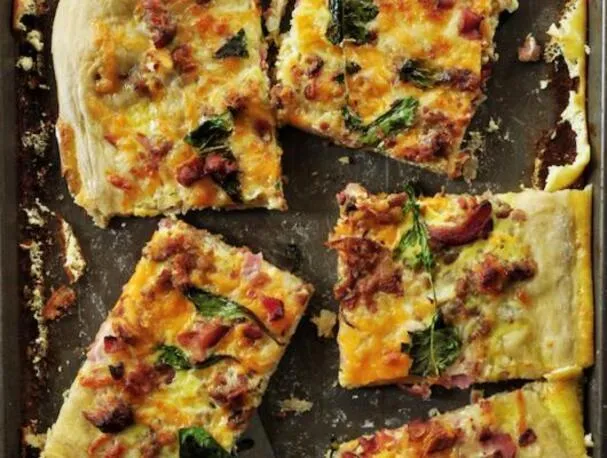 Sütőlemez reggeli pizza